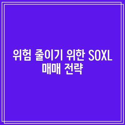 SOXL 기술적 분석을 활용하여 위험 관리