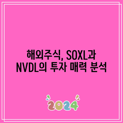 서학개미 해외주식 순매수 순위에서 SOXL과 NVDL 상승