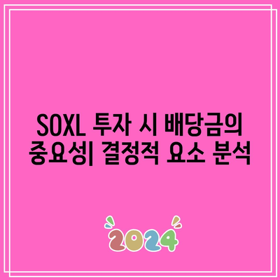 SOXL 월간 수익률의 활용법: 배당금 투자의 요인 분석