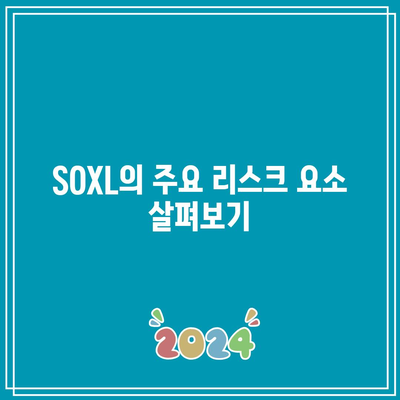 반도체 ETF SOXL: 3배 레버리지의 위험과 기회