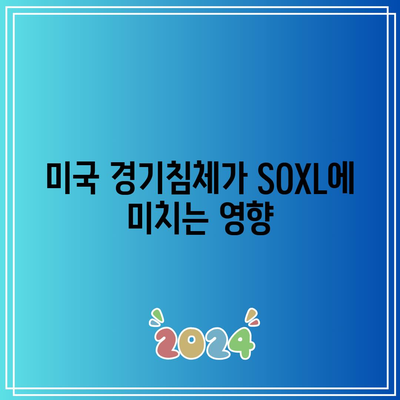 미국 경기침체의 그늘 속에 드리운 SOXL