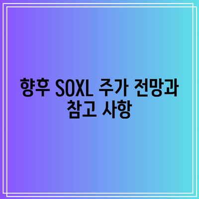 SOXL 주가 패턴 분석: 상승 기조 파악