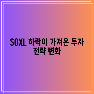 SOXL 하락 급등: 시장 침체의 영향