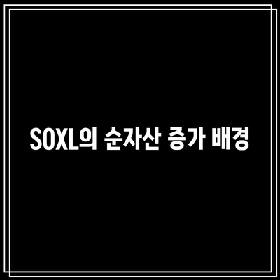 SOXL 순자산 기록적 상승으로 반도체 열풍이 계속