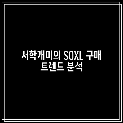 서학개미가 가장 많이 거래한 SOXL