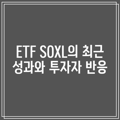 SOXL 주식의 극심한 하락: ETF SOXL 하락하는 중