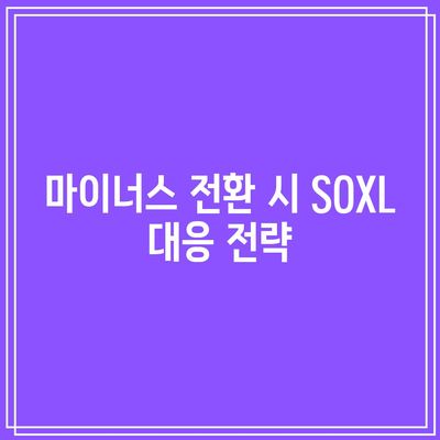 SOXL의 마이너스 전환과 투자자들의 대응 전략