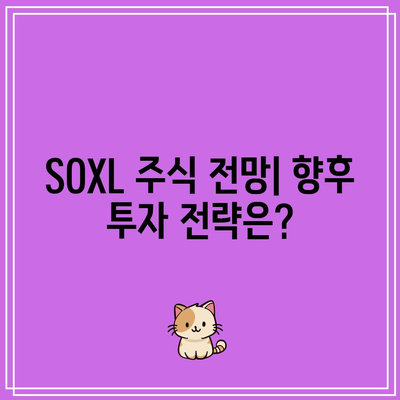 SOXL 주식 급락 진행 중