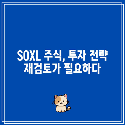 SOXL 주식의 극심한 하락: ETF SOXL 하락하는 중