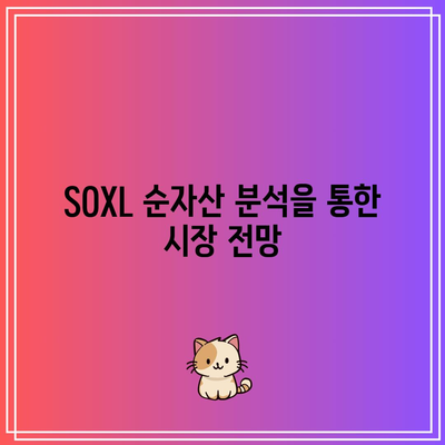 SOXL 순자산 안정화가 반도체 시장의 회복을 암시