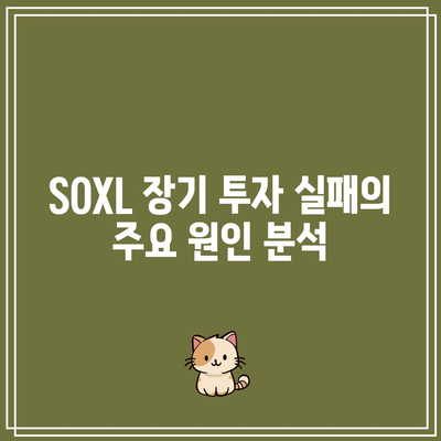 SOXL의 장기 투자 실패 사례와 대처 방법