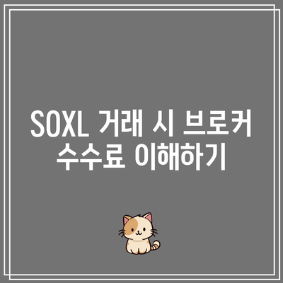 SOXL 브로커수수료 탐구: 최저 비용 찾기