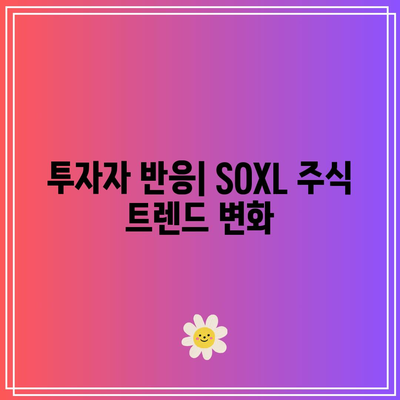 SOXL 주식 급락 진행 중