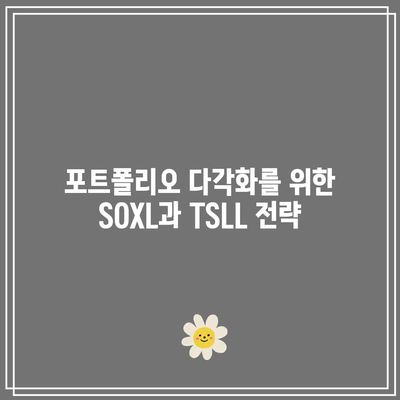 SOXL과 TSLL 활용: 배당주 포트폴리오 확충 전략