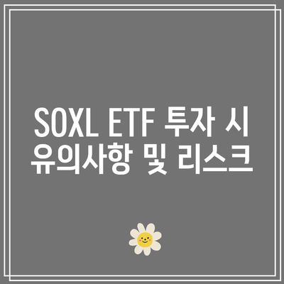 SOXL ETF 주가 전망과 배당