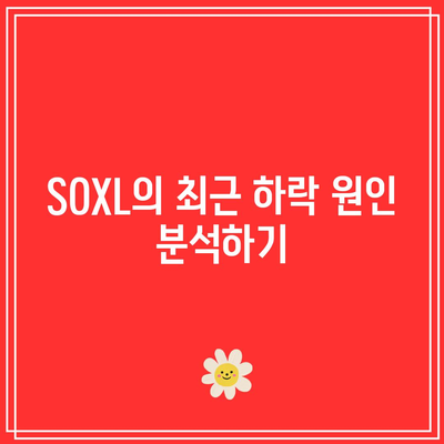 장기 투자에 함몰된 SOXL, 24% 하락 대응 방안 모색