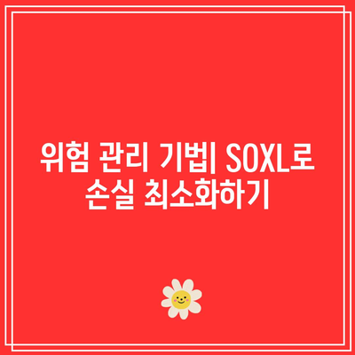 SOXL 위험 관리: 반도체 시장의 잠재적 낙폭 완화